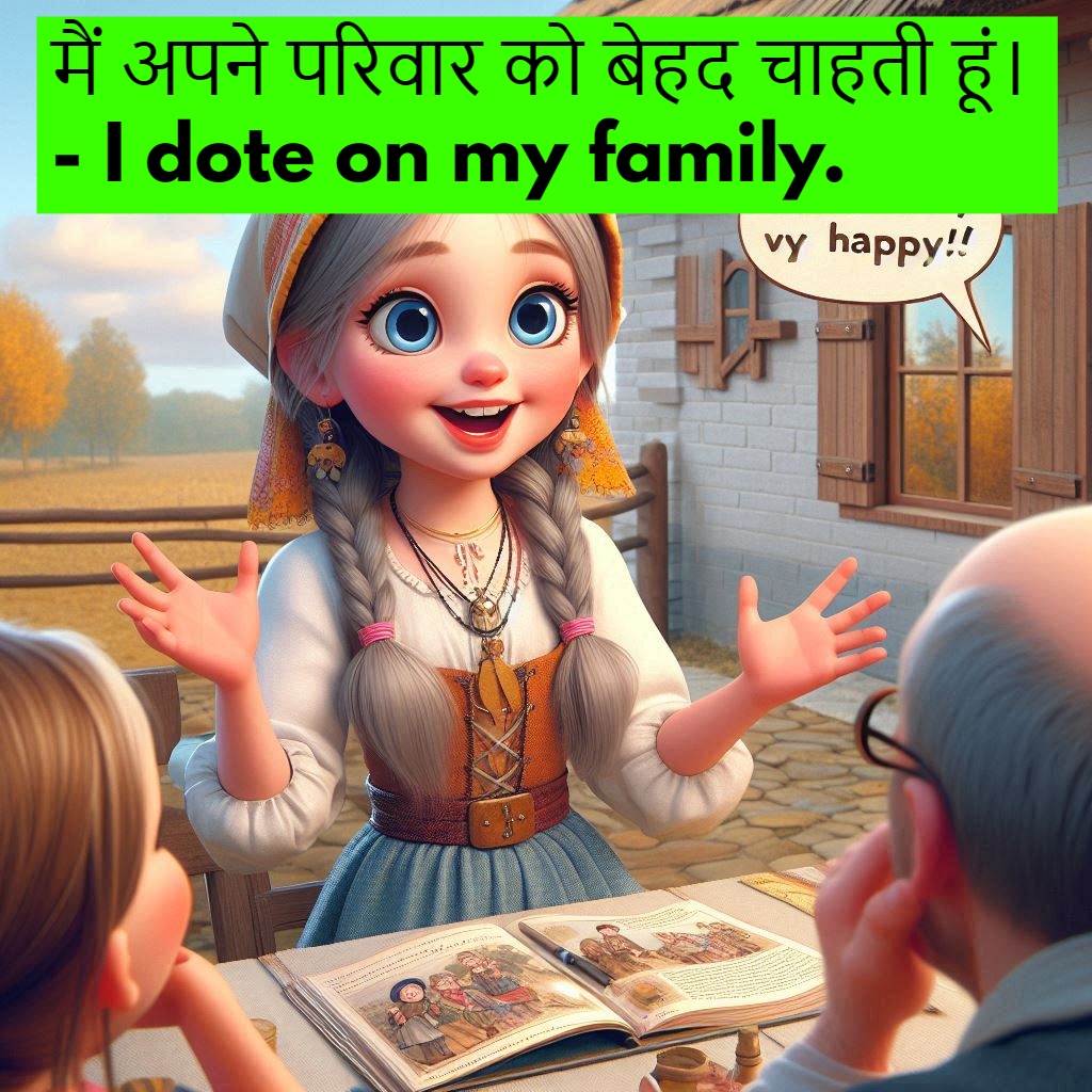 Example:- Use Of Dote On In Hindi